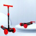 Kidsmate Cruiser 3 Wheel Kick Scooter for Kids Black