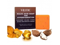 Kojic Acid Dark Spot Removal Soap Bar with Vitamin C Retinol Collagen Turmeric