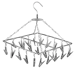 Konquer TimeS Cloth Dryer Clothes Drying Stand with Clips