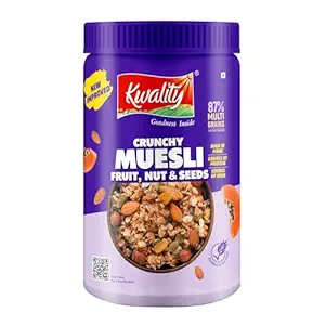 Kwality Muesli Fruit Nut 900g Jar Healthy Breakfast Cereal