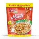 Kwality RCB Crunchy Muesli Almonds Raisins Honey