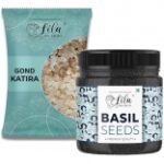 LILA Dry Fruits Gond Katira Basil Seeds Combo 1 KG