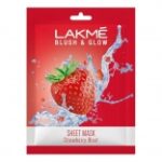 Lakme Blush Glow Strawberry Sheet Mask Best Deal