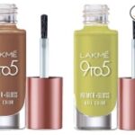 Lakmy 9 To 5 Primer Glossy Finish Nail Colour Combo 1