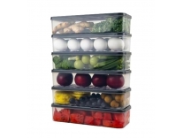 Lembose Fridge Storage Boxes for Fish Meat Vegetables Fruits