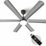 Longway Luminair 6B Ceiling Fan BLDC Motor Steel Gray 1