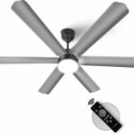 Longway Luminair 6B T1 Ceiling Fan BLDC Motor Steel Gray