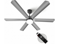 Longway Luminair 6B T1 Ceiling Fan BLDC Motor Steel Gray
