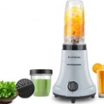 Longway Sage 500W Juicer Mixer Grinder 2 Jars Black Grey
