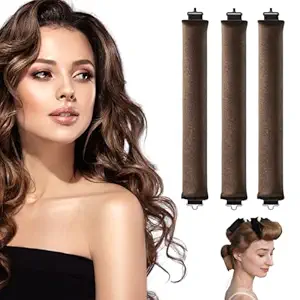 MAYCREATE Heatless Hair Curler Satin Rollers for All Hair Types