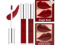 MI FASHION Matte Beauty Liquid Lipstick Red Brown