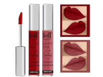 MI FASHION Matte Non Transfer Liquid Lipstick Resilient Finish Red Nude