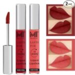 MI FASHION Pure Matte Liquid Lipstick Red Peach Classic Elegance