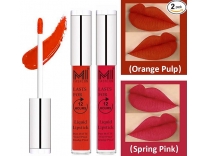 MI FASHION Pure Matte Liquid Lipstick Set Orange Pink