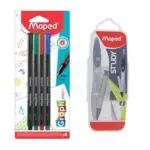 Maped Mandala Art Basic Kit 5pc Set Fine Liners Study Compass