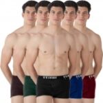 Mens Desire Fashion Trunk Trunks Pack of 5 Multicolor