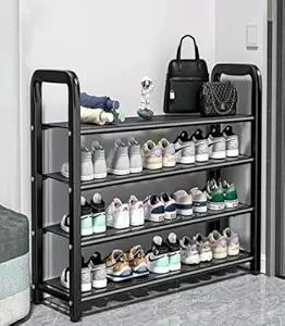 Metal Shoe Rack for Home Adjustable Stackable