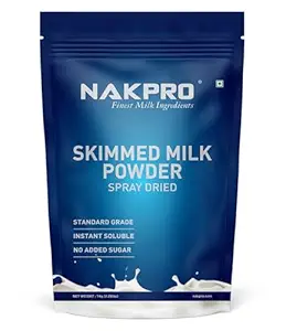 NAKPRO Skimmed Milk Powder 1kg Pure Natural Milk