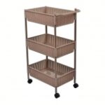 Nayasa Rope Trolley Kitchen Organizer Vegetable Basket