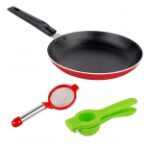 Nirlon Non Stick Cookware Set 3 Piece Gas Compatible