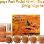 NutriGlow Papaya Fruit Combo Set Facial Bleach Kit