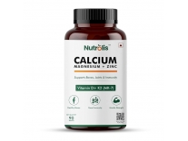 Nutrolis Calcium Magnesium Zinc Supplement with Vitamin D3 K2