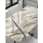 PVC Wallpaper Sticker for Furniture Kitchen Cabinets Tables Wardrobes Waterproof