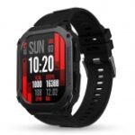 Pebble Bravo Smartwatch Jet Black 1.99 Display