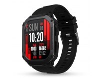 Pebble Bravo Smartwatch Jet Black 1.99 Display
