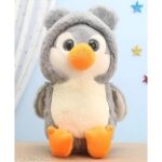 Penguin Hoodie Plush Toy Soft Cuddly Stuffed Animal