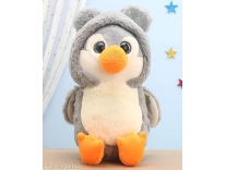 Penguin Hoodie Plush Toy Soft Cuddly Stuffed Animal