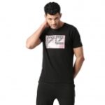 Pepe Mens Graphic Slim Fit T Shirt Black