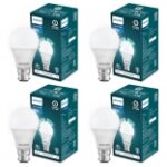 Philips Multi Wattage LED Bulb Crystal White Pack of 4