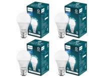 Philips Multi Wattage LED Bulb Crystal White Pack of 4