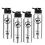 Pigeon Inox Hydra 900 ml Bottle Pack of 4 Black Steel Chrome