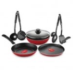Pigeon Stovekraft Mio Nonstick Cookware Gift Set Red