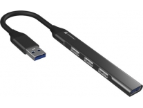 Portronics Mport 31 USB Hub Multiport Adapter Black