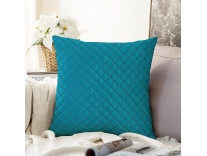 Quilted Velvet Sofa Cushion Covers Firozi