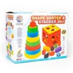 Ratnas Shape Sorter Stacker Toy for Kids