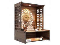 Rellon Industries Temple for Home Pooja Mandir Stand LED Spot Light