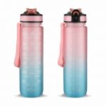 RichAxis Motivational Sipper Water Bottle Pink 1L