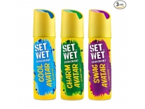 SET WET Deodorant Spray Cool Charm Swag Avatar for Men