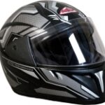 SRH Helmet Motorsports Helmet Grey Black