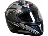 SRH Helmet Motorsports Helmet Grey Black