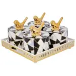 Solimo Airtight Dry Fruit Container Set Serving Tray Lid