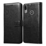 Solimo Flip Case Motorola Moto E6s Black