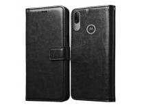 Solimo Flip Case Motorola Moto E6s Black