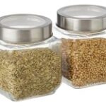 Solimo Glass Jars Set of 2 500ml BPA free