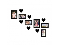 Solimo Photo Frames Set of 6 Black