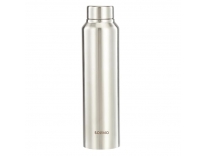 Solimo Stainless Steel Water Bottle Silver Steel Finish